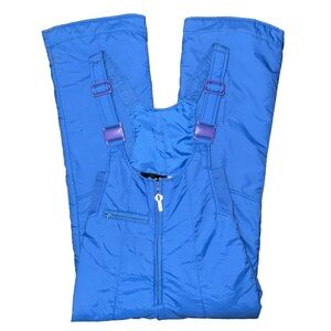 Vintage Ossi Skiwear Blue Snow Bib‎ Overalls Jumpsuit Gorp Retro Athleisure Ski